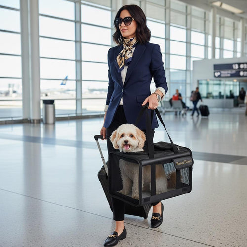 RoyalPaws Elite Crrier Borsa Trasporto Premium per cani e Gatti