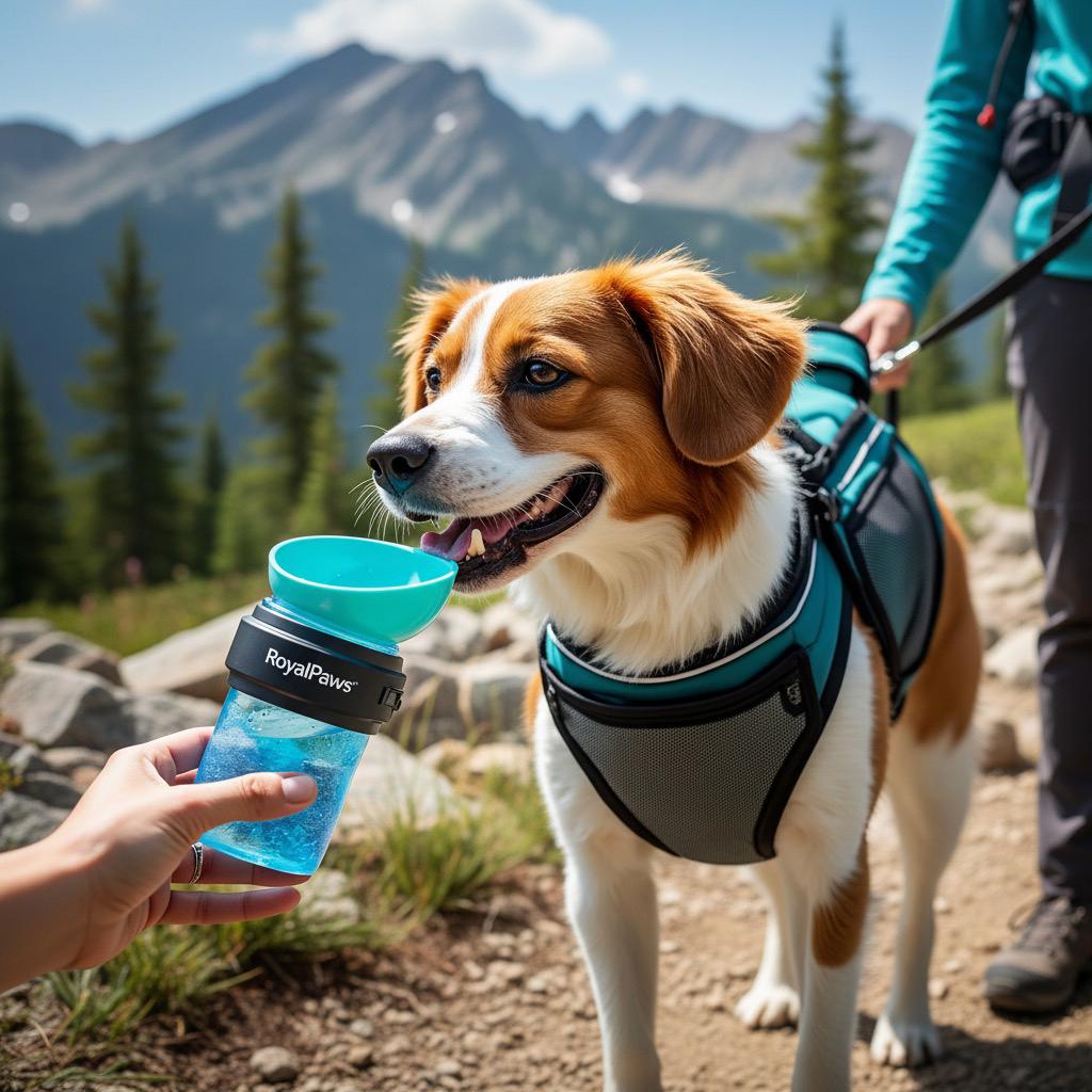 RoyalPaws Travel Bottle-Borraccia Portatile Per Cani e Gatti